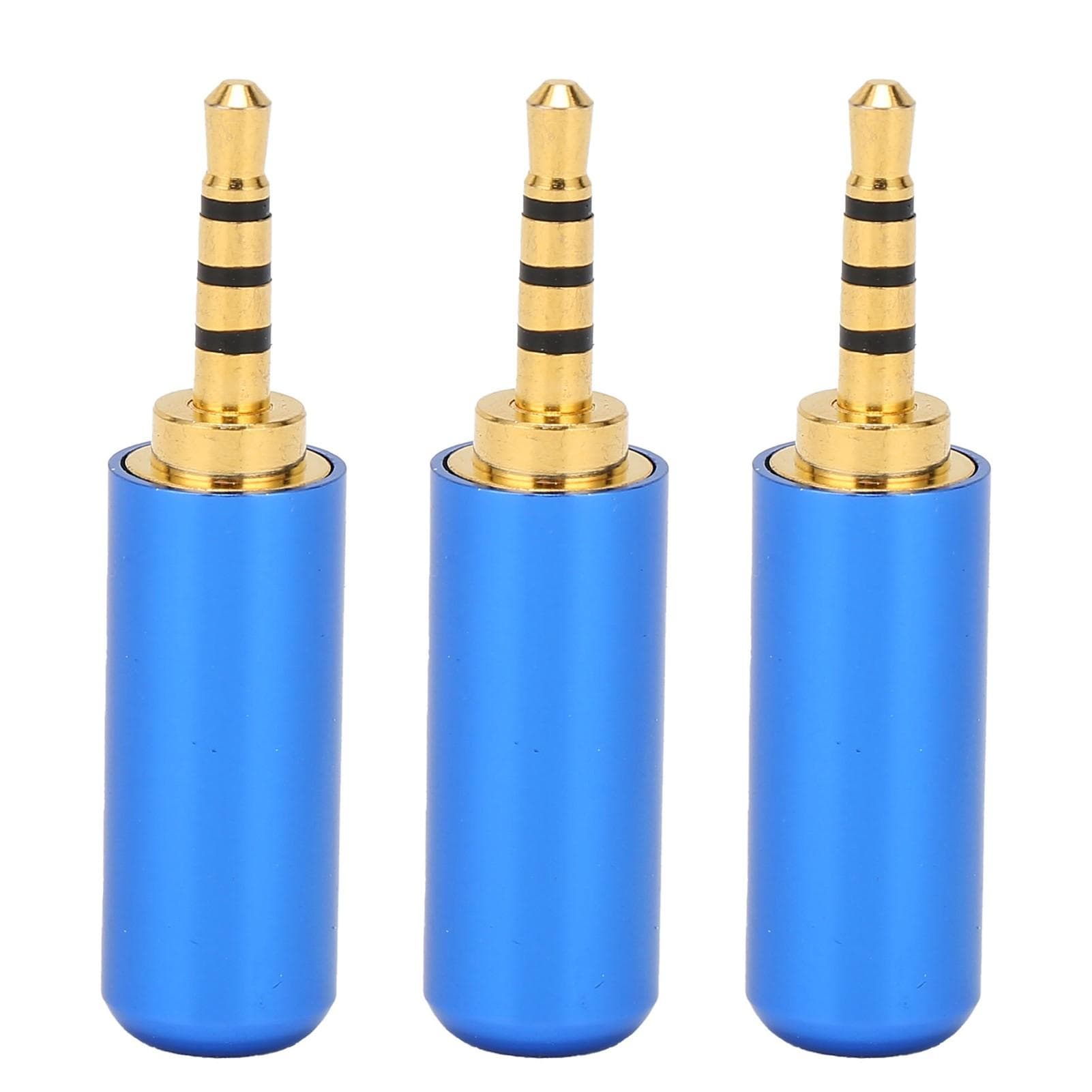 30pcs 2.5mm Headphone Stereo o Connector Replacement Plug Connector for Digital Products