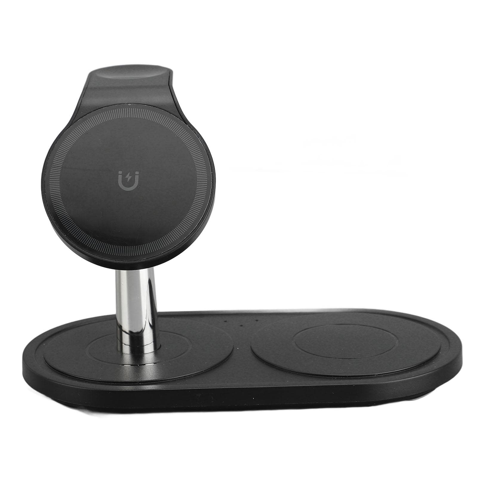 3 in 1 Charging Station Multiple Devices Quick Charging Adjustable Angle Magnetic Attachment black