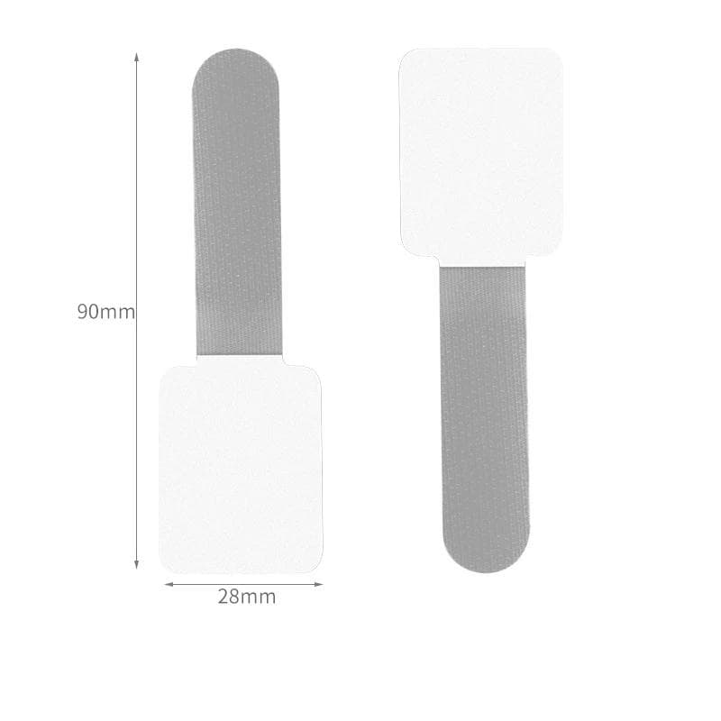 Reusable Cable Ties Fastening Wire Organizer Cord Rope Holder Self Adhesive Adjustable Cord Organizer Straps Desk Management 20Pcs grey