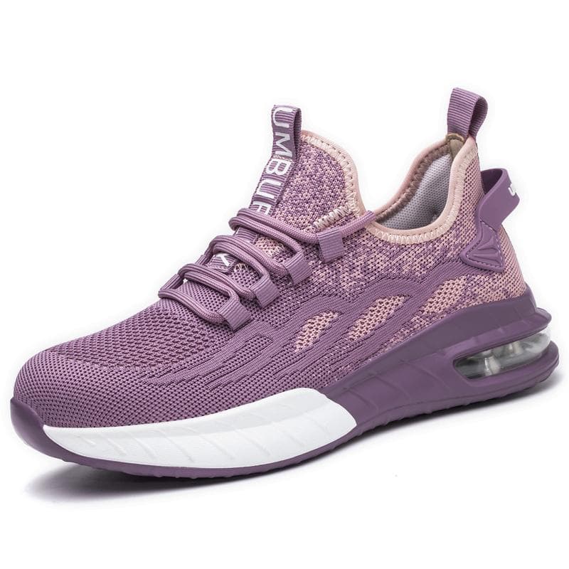 Women Puncture Proof Sport Work Sneakers Breathable Steel Toe Safety Shoes For Work Safety Boots Construction Security Boots 37
