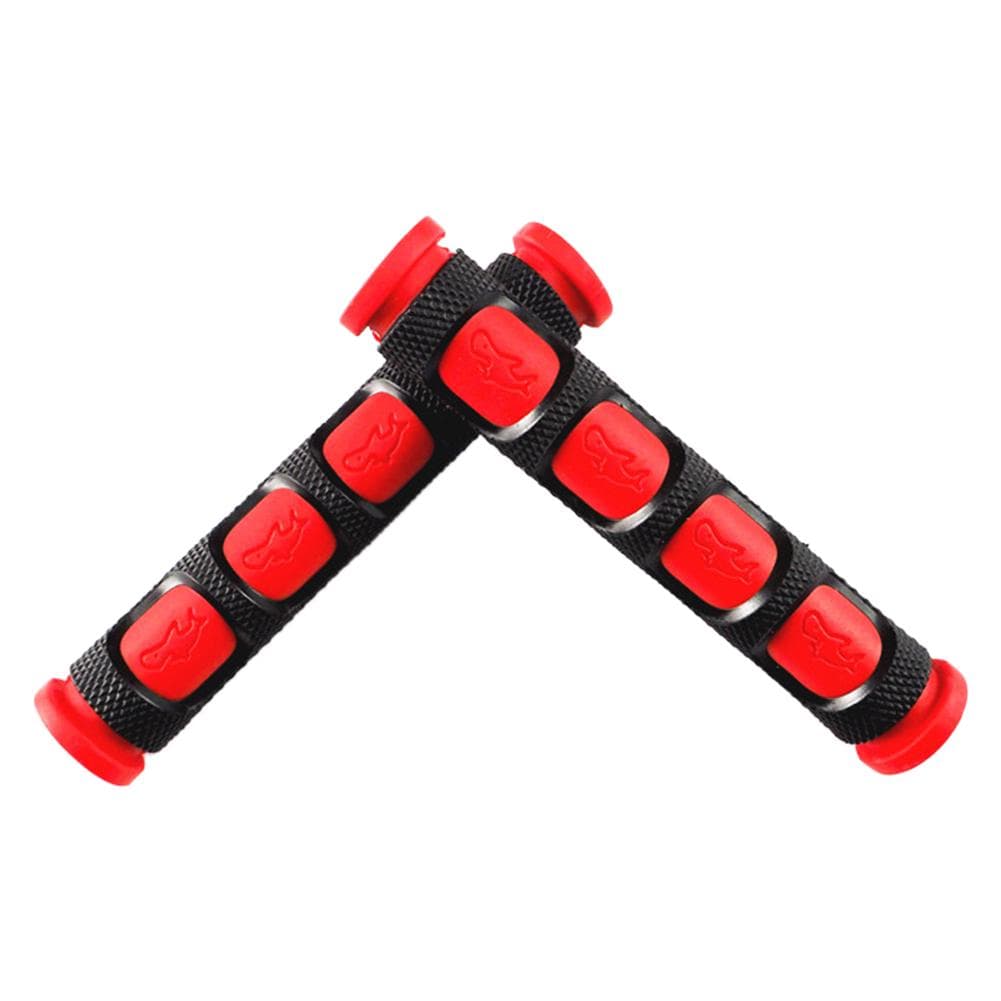 NO.NUM Anti-Slip Brake Handle Silicone Sleeve Motorcycle Bicycle Protection Cover car modification red