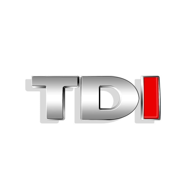 3d ABS Black Logo TDI Emblem Car Trunk Badge For Passat Jetta Touareg Tiguan Touran Golf 4 5 6 Caddy TDI Sticker Accessories