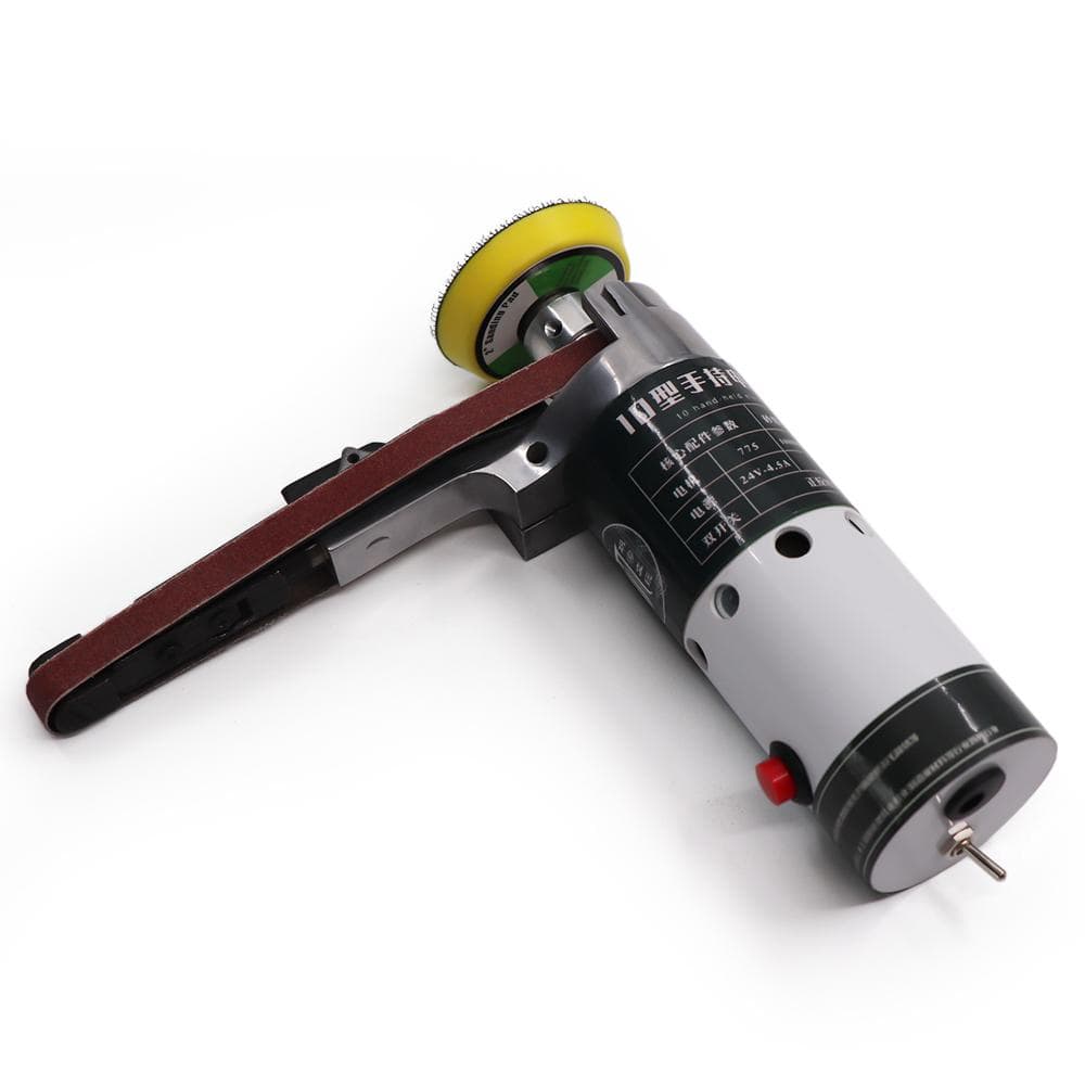 Electric Belt Sander Mini Belt Sander Electric Grinder Small Grinding Machine Hand-held Electric US Plug