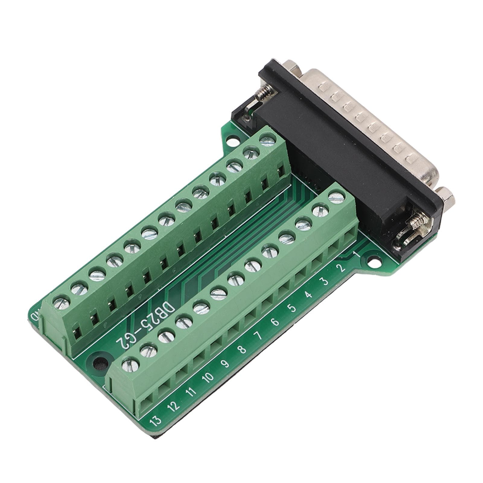 25Pin Terminal Block Connector Signal Module Screw Type PCB Terminal Board for Communication