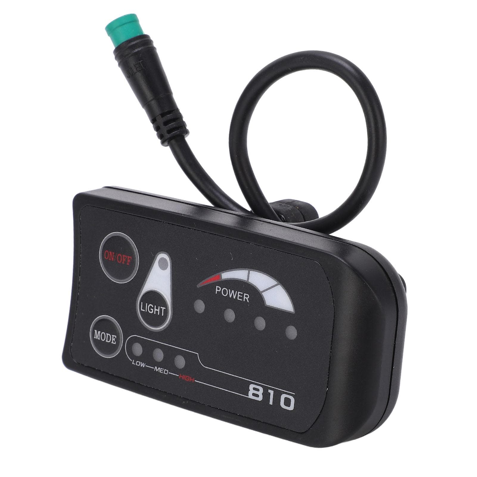 Electric Bicycle LED Display Control Panel 36V 48V S810 LED Display Meter for Electric Bike