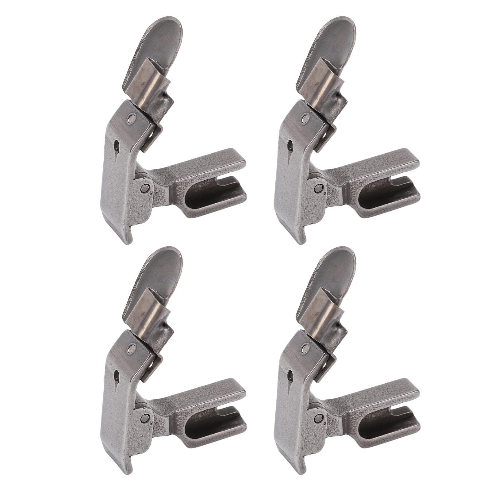 4 Pcs Rolled Hem Presser Foot Adjustment Rustproof Hemming Presser Foot for General Industrial
