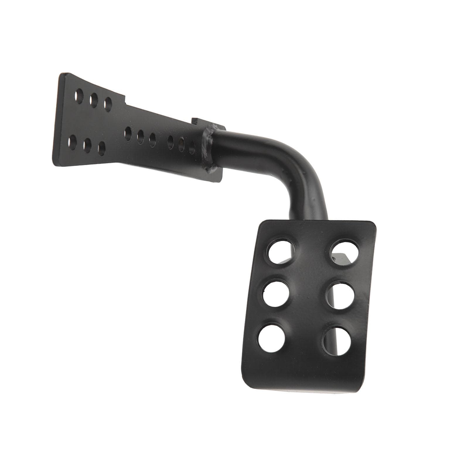 Left Side Foot Rest Kick Panel Steel Black Driver Side Dead Pedal for Wrangle JK Unlimited 2007 to