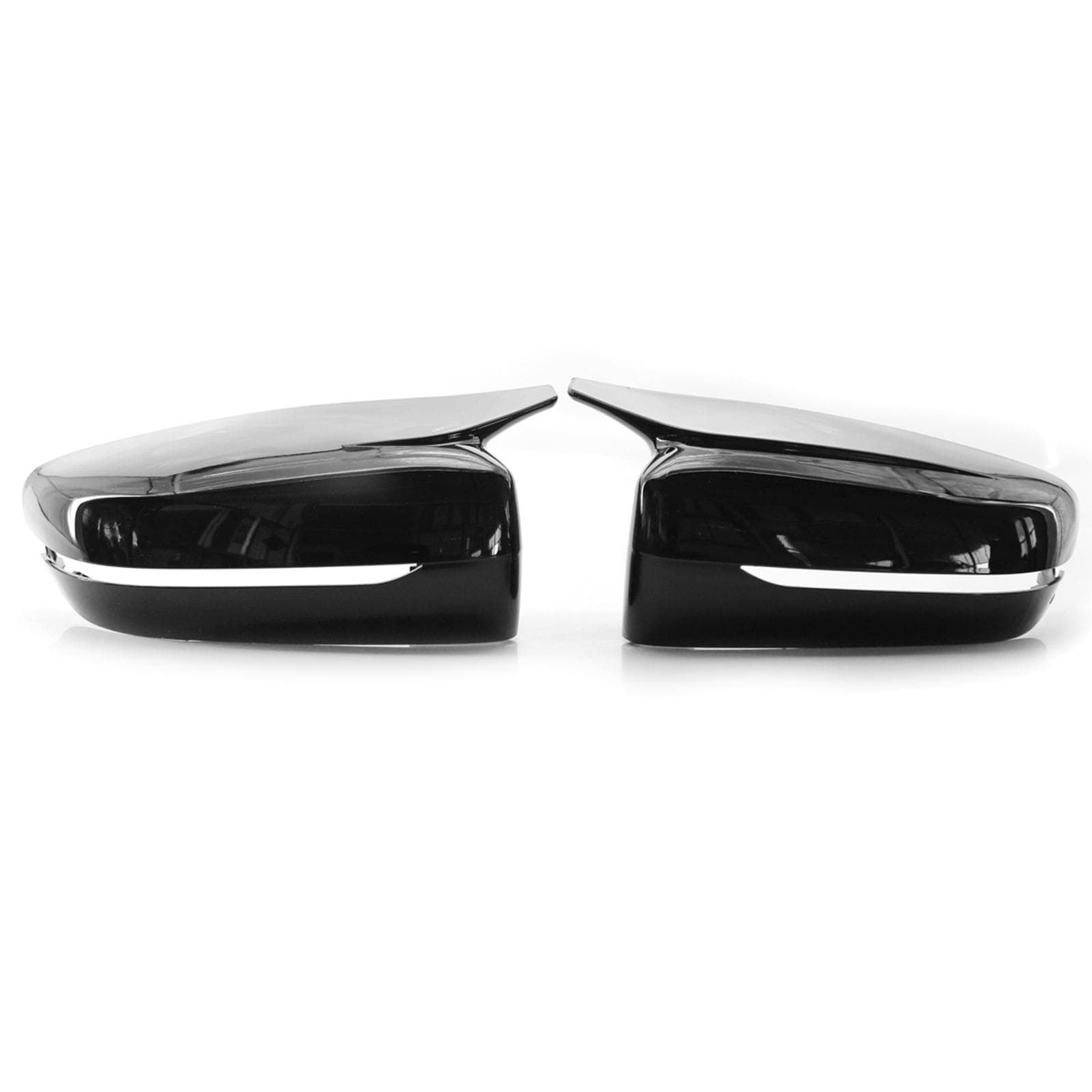 M Style Gloss Black Door Side Mirror Covers Replacement For BMW 3 G20 5 G30 17-2020 Gloss Black