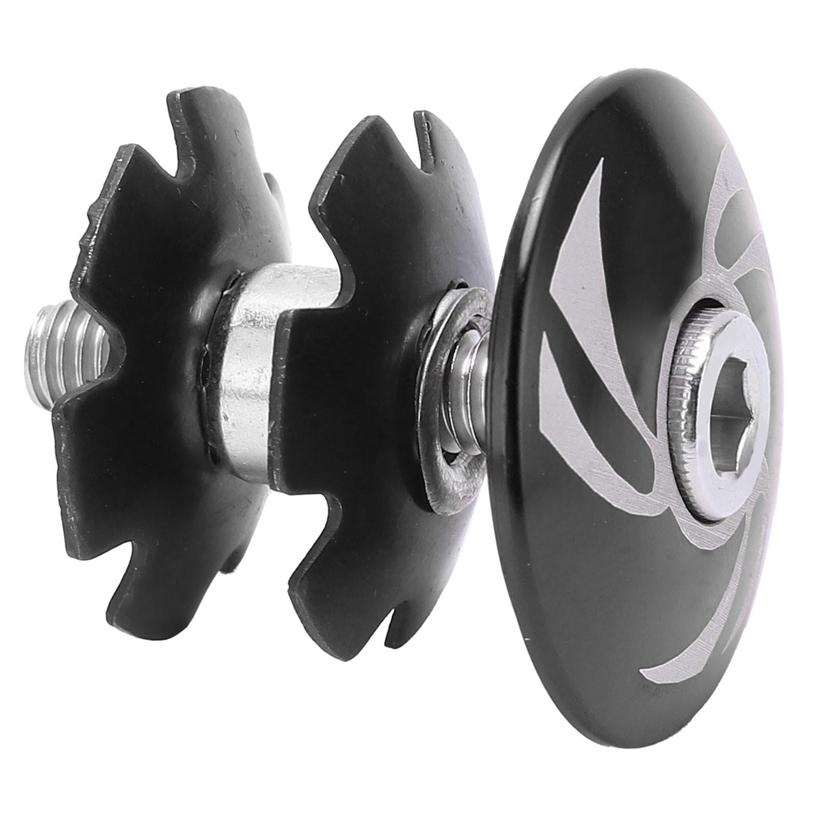 Bike Headset Top Cap Aluminum Alloy Star Nut Stem Cap Stem Fork MTB Road Bicycle AccessoryGold