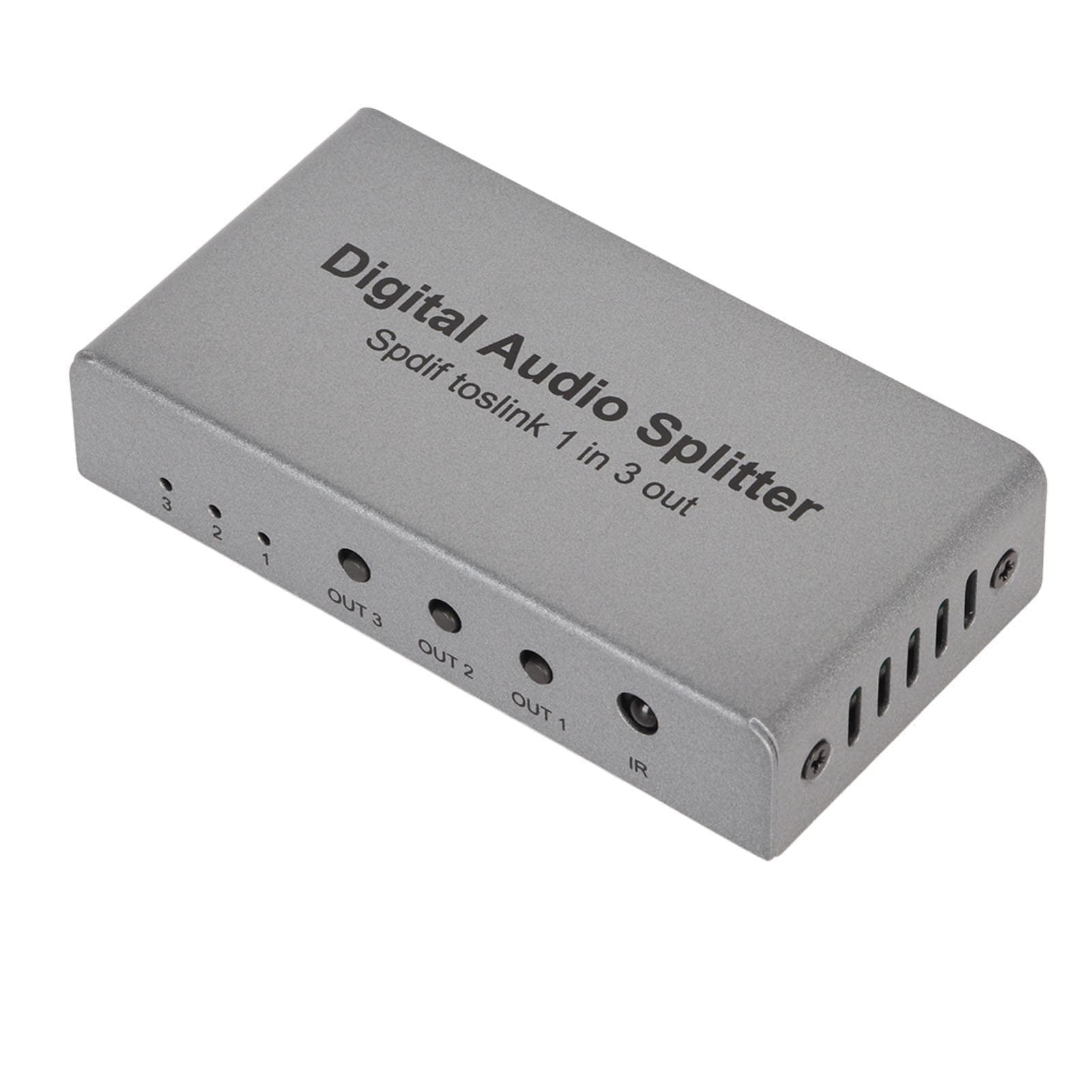 1x3 SPDIF Optical Splitter Supports LPCM2.0 DTS for Dolby AC3 Digital Optical Sound Splitter for
