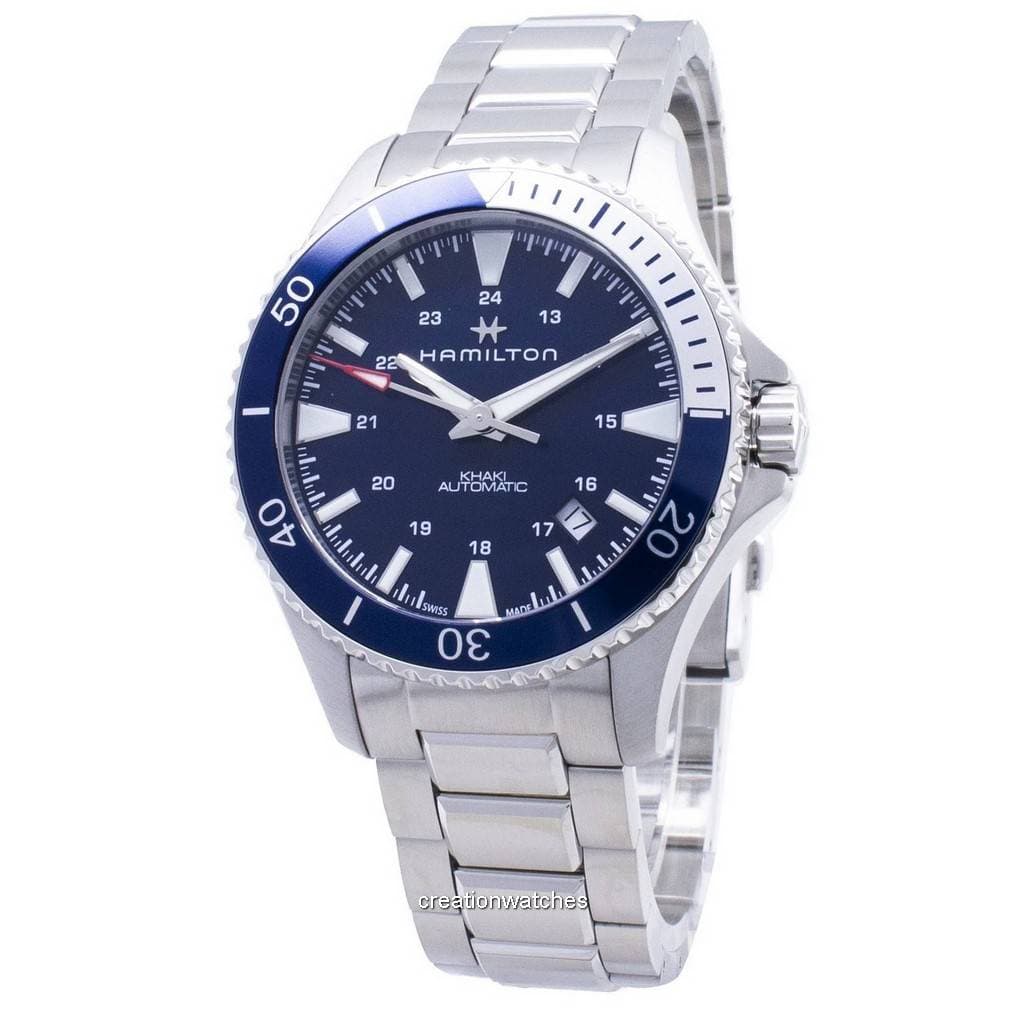 Hamilton Khaki Navy Scuba H82345141 Automatic Analog Men's Watch blue