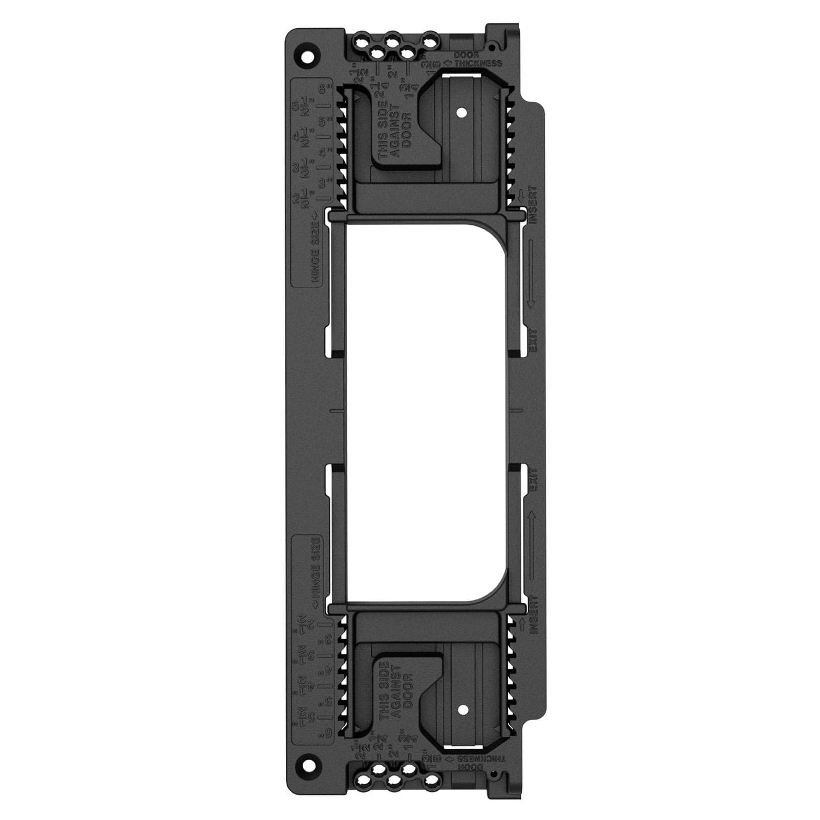 Hinge Drilling Jig Installation Locator Template for 2?12 to 6 Inch Hinges and 1?38 to 2?12 Inch