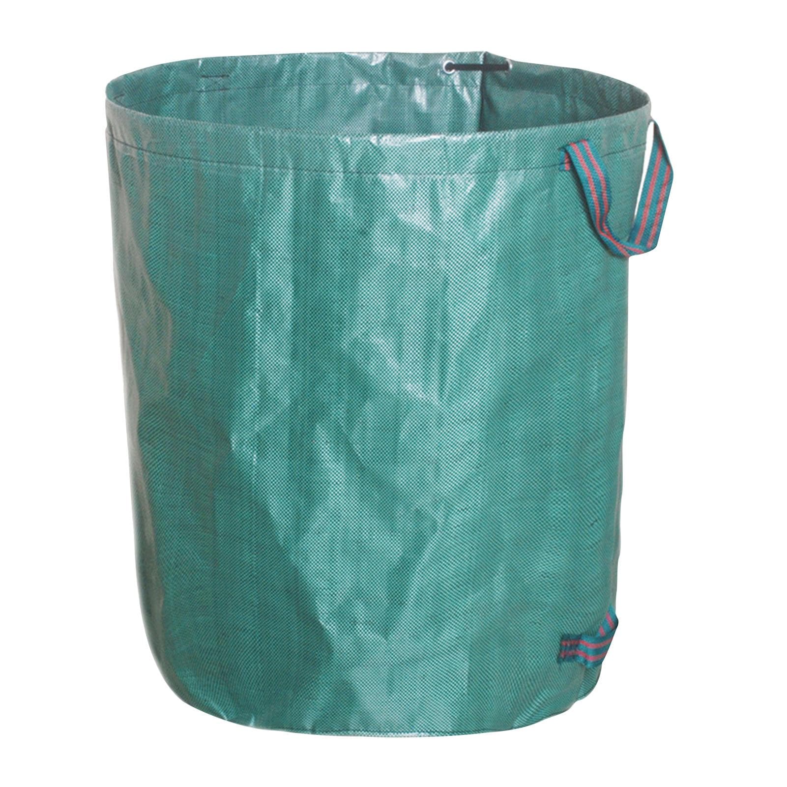 300L Garden Bag Reuseable Heavy Duty Garden Leaf Waste Bag Garden Waste Bags with 2 Reinforced 300L