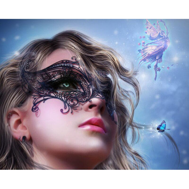 5D DIY Diamond Painting Landscape Full Round Drill Diamond Embroidery Mosaic Painting Decor Home 20X30CM