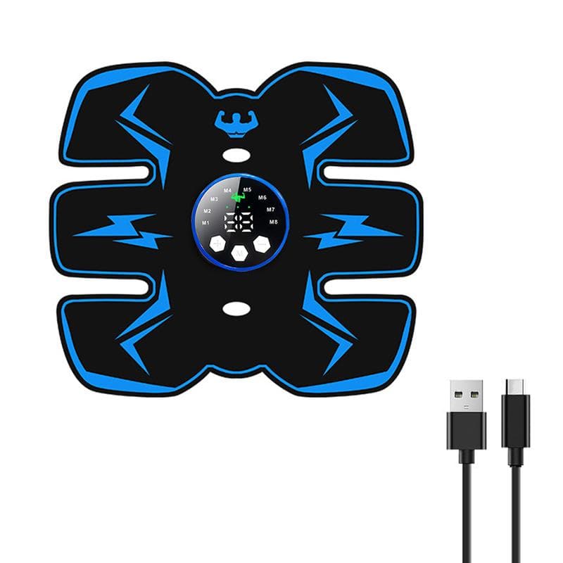 NEW USB Rechargable EMS Muscle Stimulator Electric Massage Therapy Pain Relief Meridian Full Body Massager Intelligent Fitness Abdominal