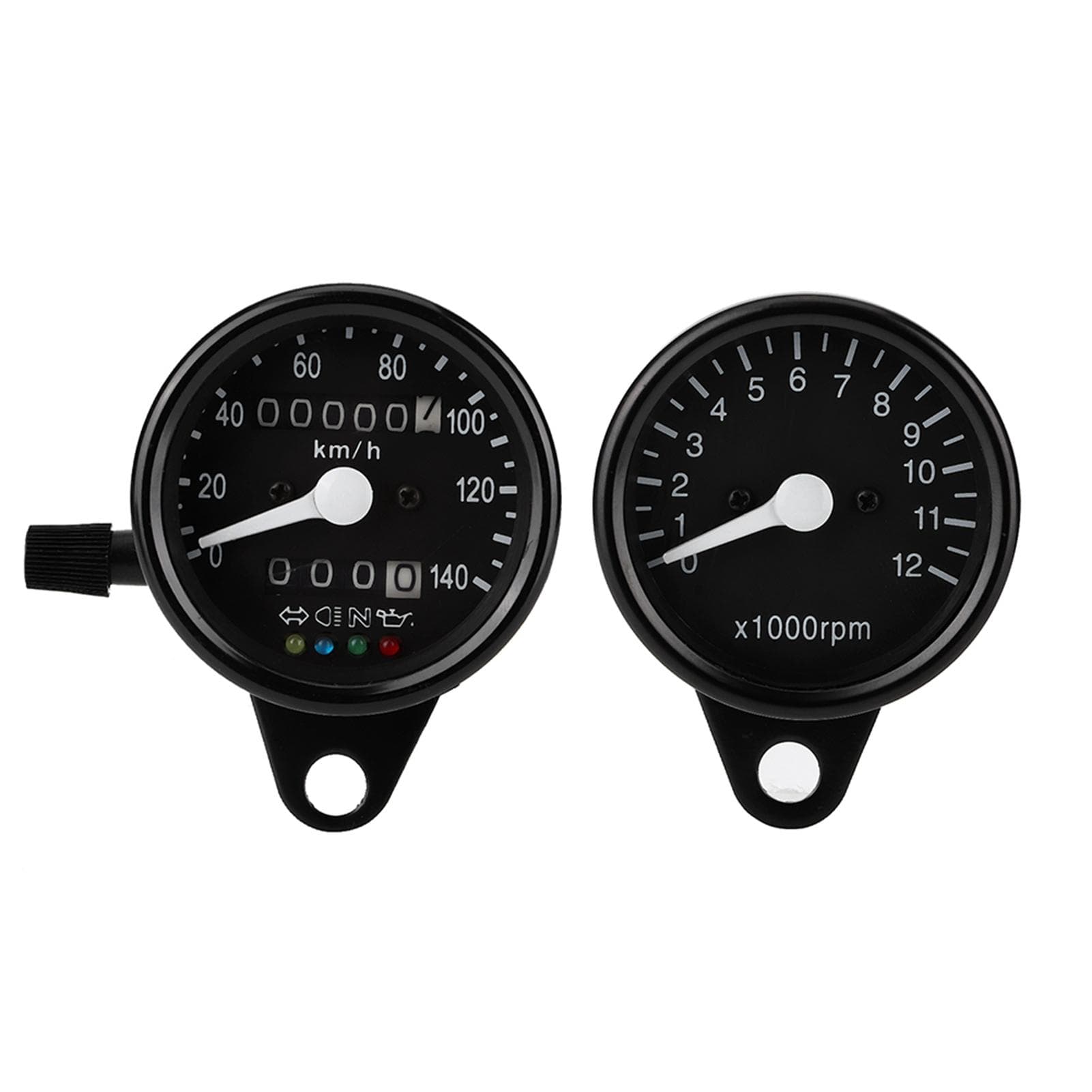 Odometer Mechanical Dual Instrument Electronics Tachometer Guage Fit for CG125 GN125