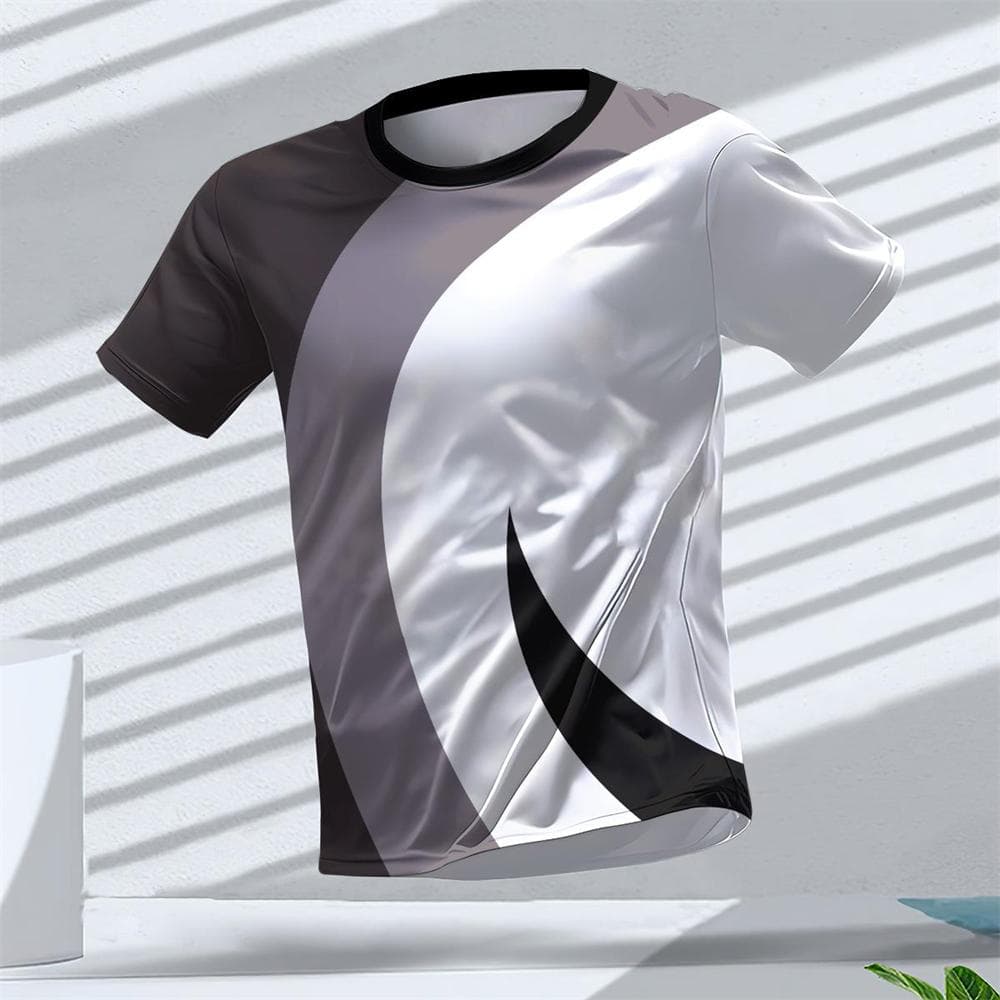 Gym Summer Quick Dry Breathable Men's T Shirt Outdoor Run Fitness Sports Short Sleeve Casual O-Neck Men Gym Sportswear T-Shirt XL