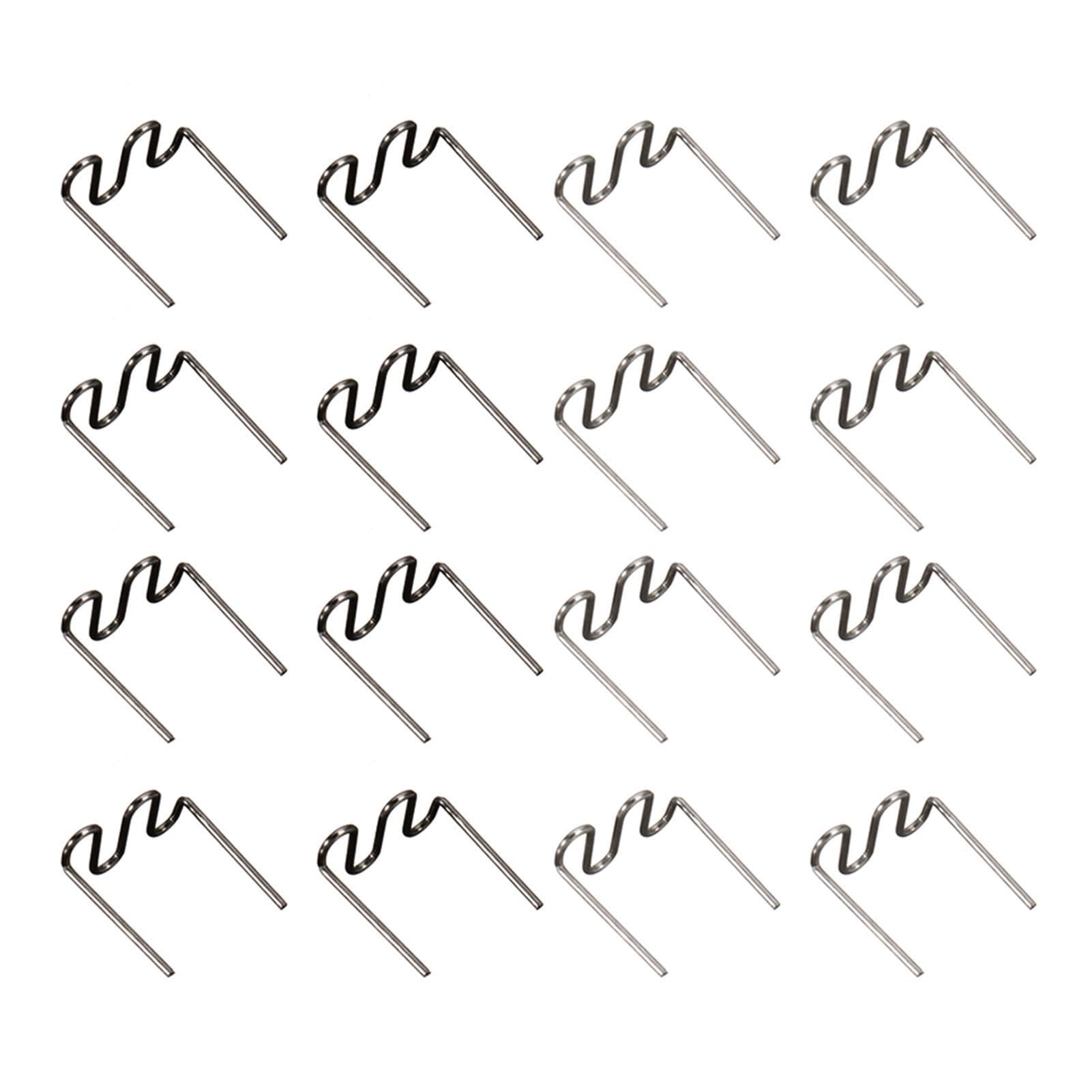 500pcs Plastic Repair Machine Welding Hot Stapler Pre Cut Waves Staple 0.6mm/0.8mm Big Waves 0.8mm big waves silver