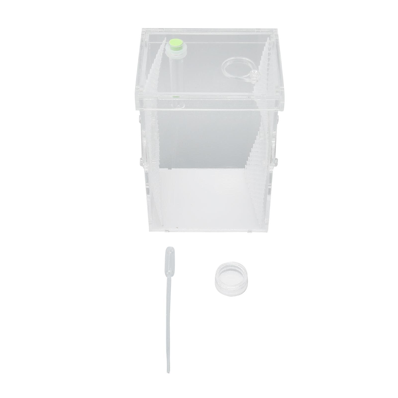 Reptile Insect Enclosure Tank Mini Acrylic High Transparency Moisturizing Reptile Insect Breeding L