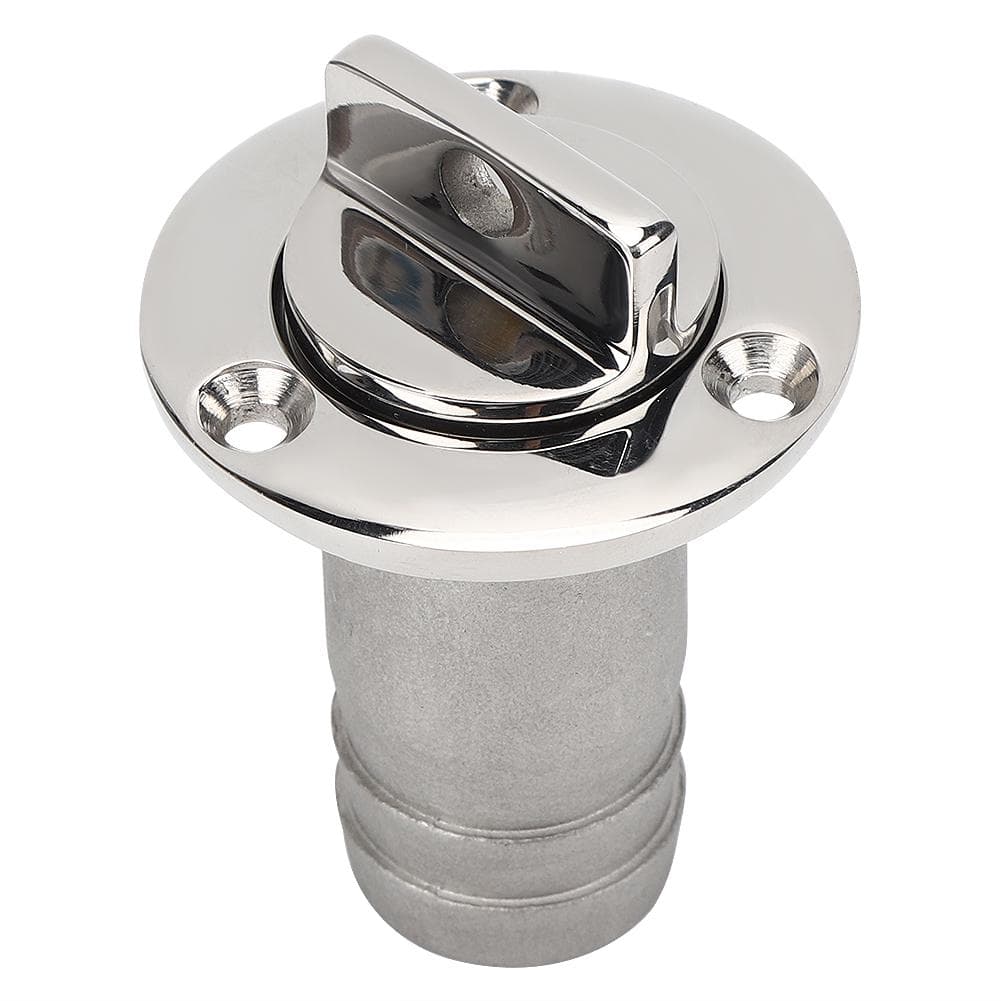 316 Stainless Steel Oval Garboard Drain Plug Vent Connector Fitting Boats Parts