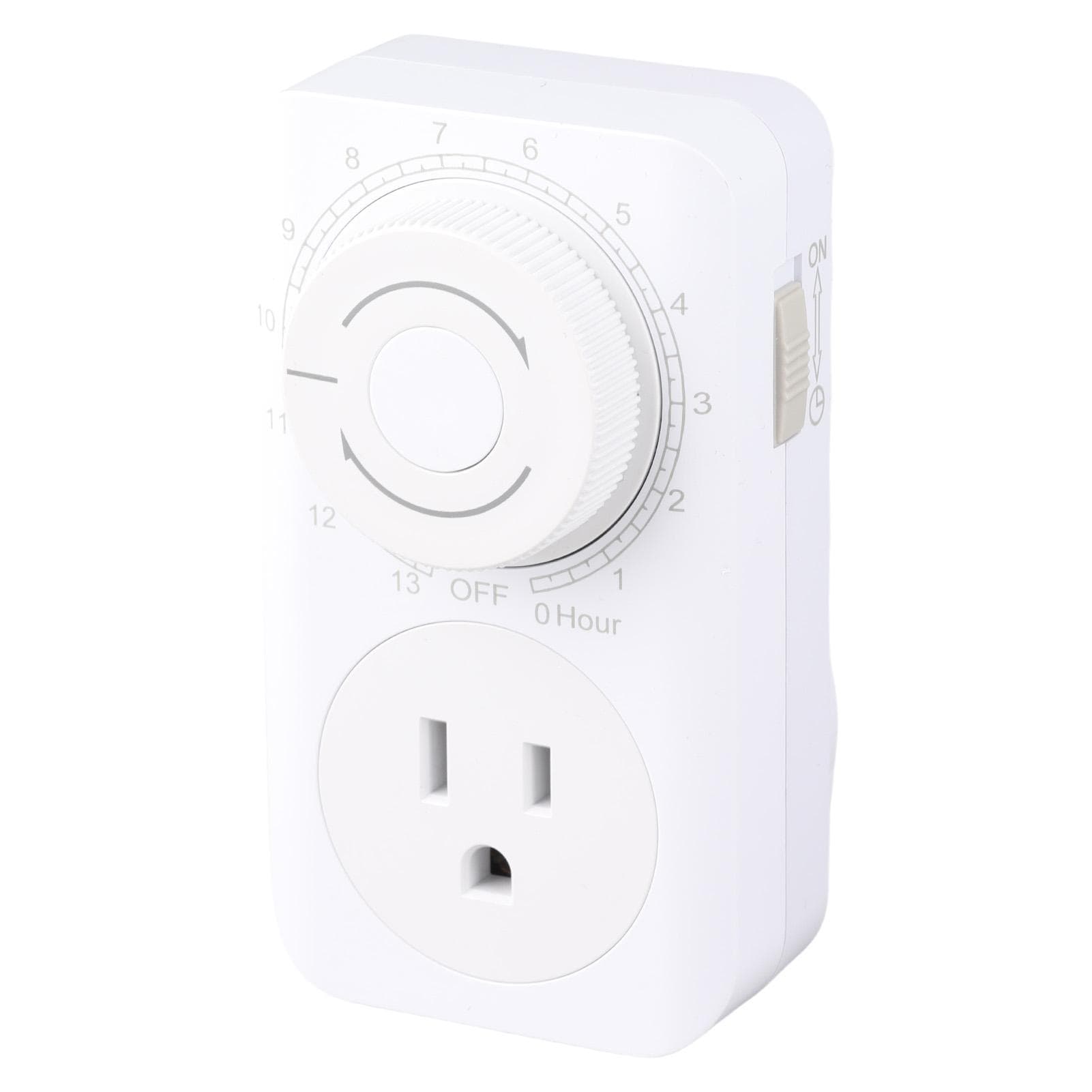 Mechanical Outlet Timer 13 Hour Countdown Plug in Timer Aquarium Oxygenation Timing Switch Socket