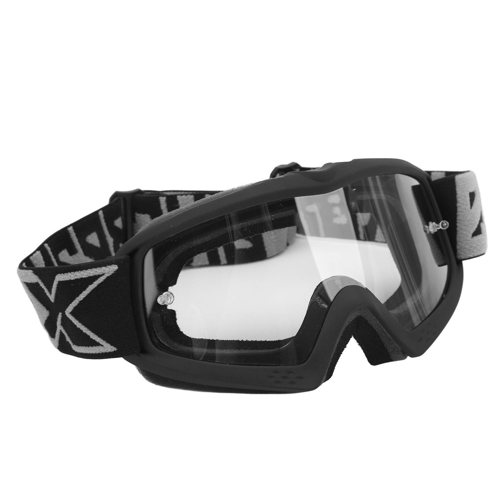 Motorcycle Goggles Transparent Scratch Proof Adjustable Motocross Goggles for Child Teenager Adult