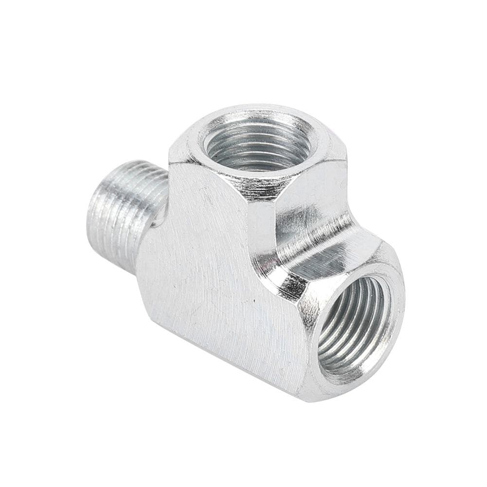 Oil Water Sensor Pressure Gauge And Adapter T Type Tee Pipe Fitting 18 Tee 3 Way