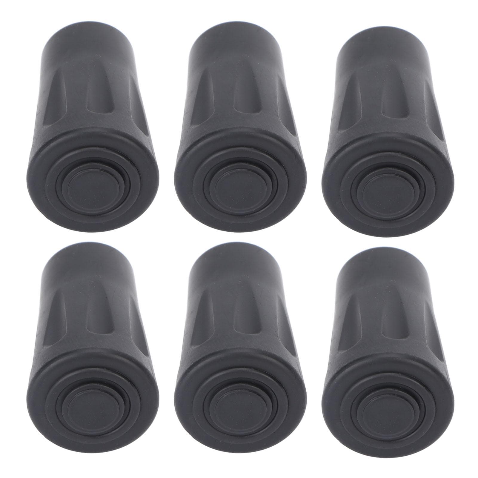 20Pcs Hiking Pole Tips Anti Slip 11mm Hole Reduce Wear Hiking Pole Ends Replacement Tip Protectors