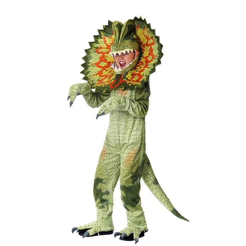 Kids Boys Halloween Cosplay Costumes Child Pretend Green Triceratops Dinosaur Costumes Game Party Role Play Dress Up Outfit m green