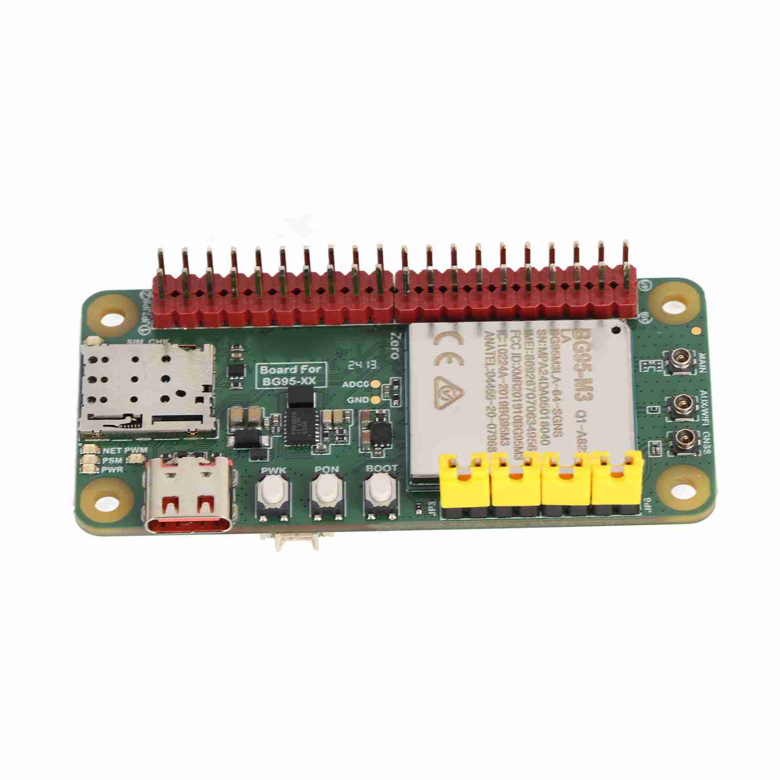 BG95 EVB Development Board Professional LTE EGPRS Telecommunication GNSS Positioning 40PIN GPIO