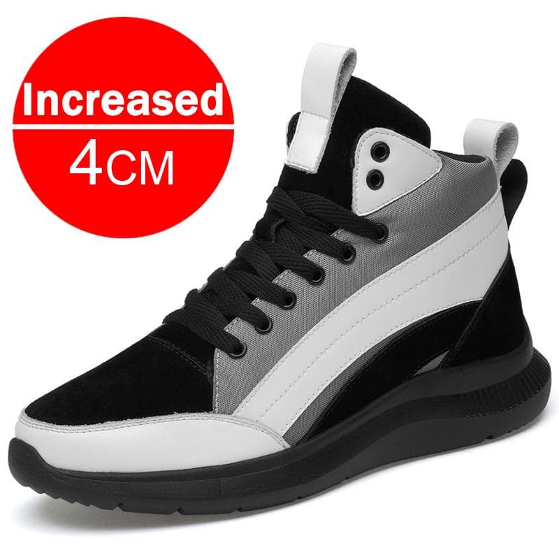 Elevator Shoes Men Sneakers Breathable Mesh Sports Heightening Shoes Increase Insole 6CM 8CM Optional Heels Casual Male Footwear 41