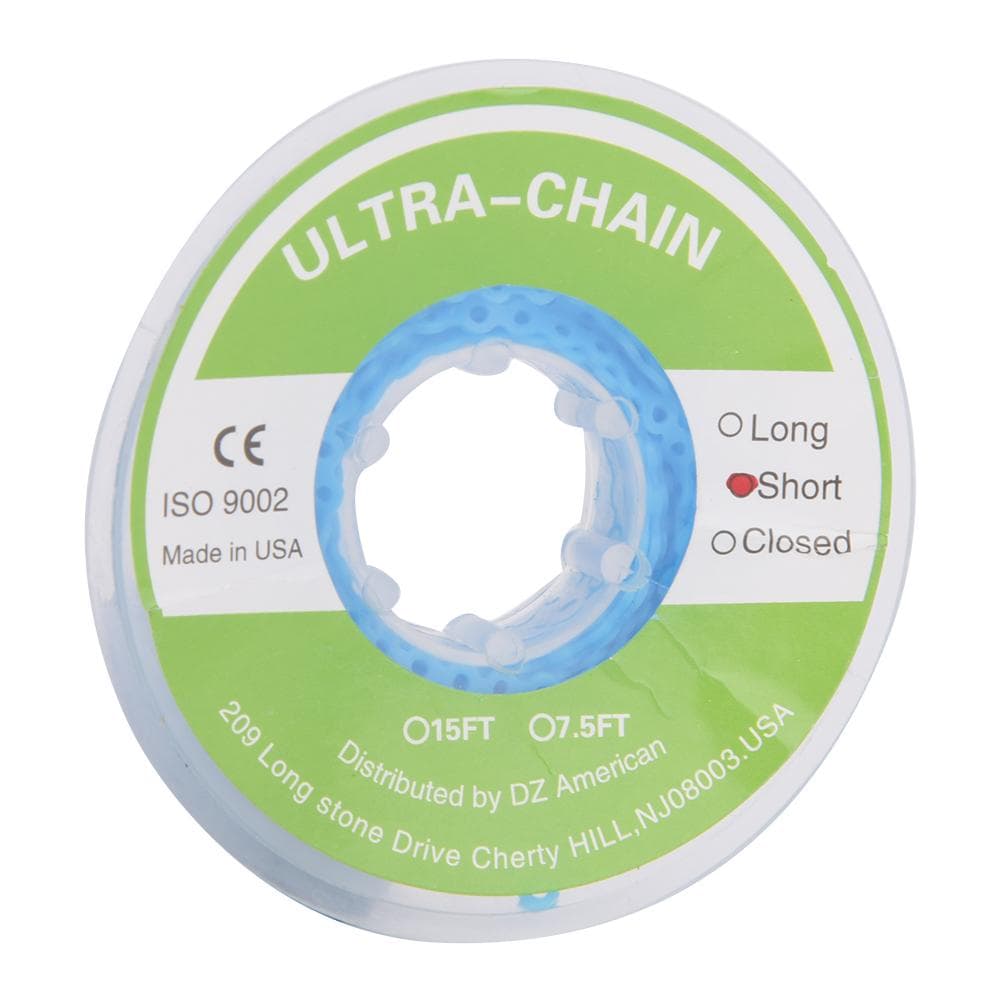 Orthodontic Elastic Chain Rubber Band Dental Tool Accessory SuppliesRose Red blue