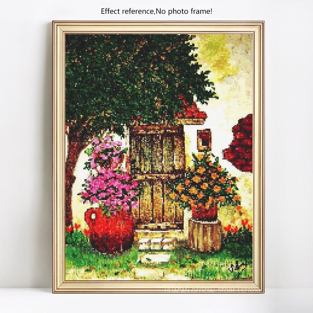 Full Round Diamond Embroidery Sale 5D Diy Diamond Painting Landscape Picture 20X30
