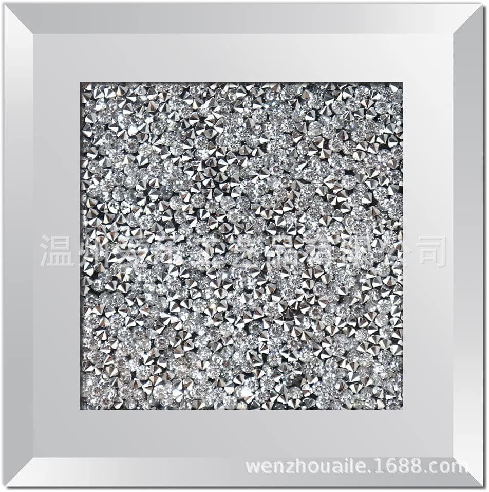 Crystal Glass Coasters Diamond Filled Mirror Tea Coasters Square Coasters Placemats Party