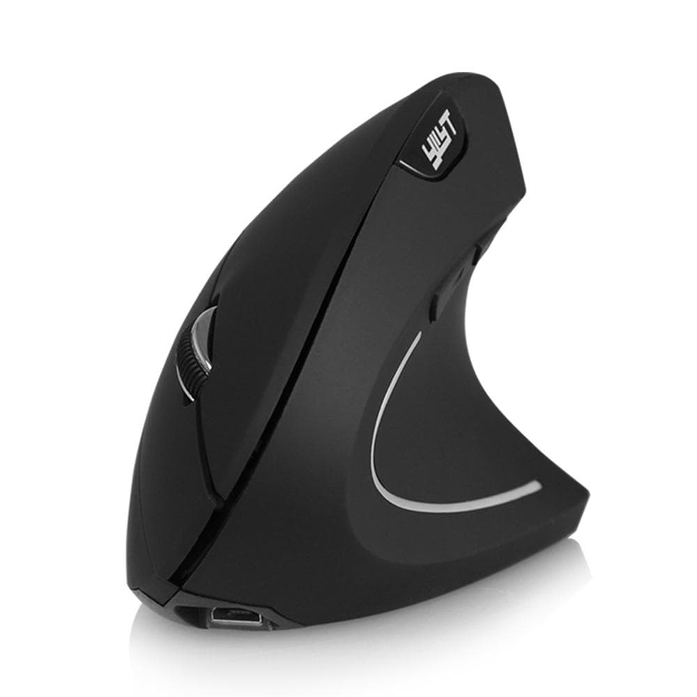 YWYT 2.4G Wireless Rechargeable Vertical Mouse Ergonomic Upright Mouse Optical Mouse 3 Adjustable black