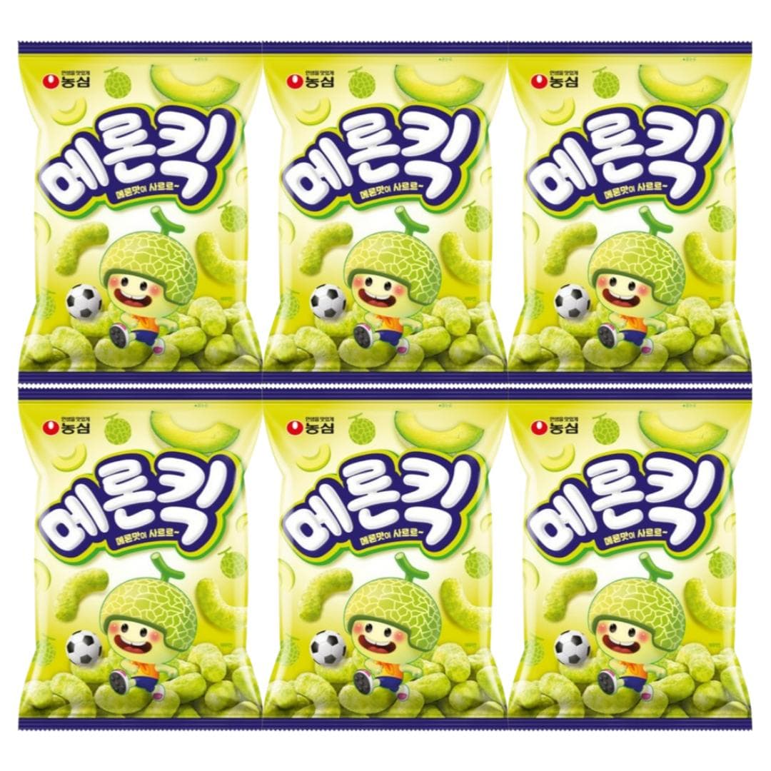 Jenny pick / korean food / Nongshim Banana Kick 75g / Melon Kick 60g Melon Kick x6