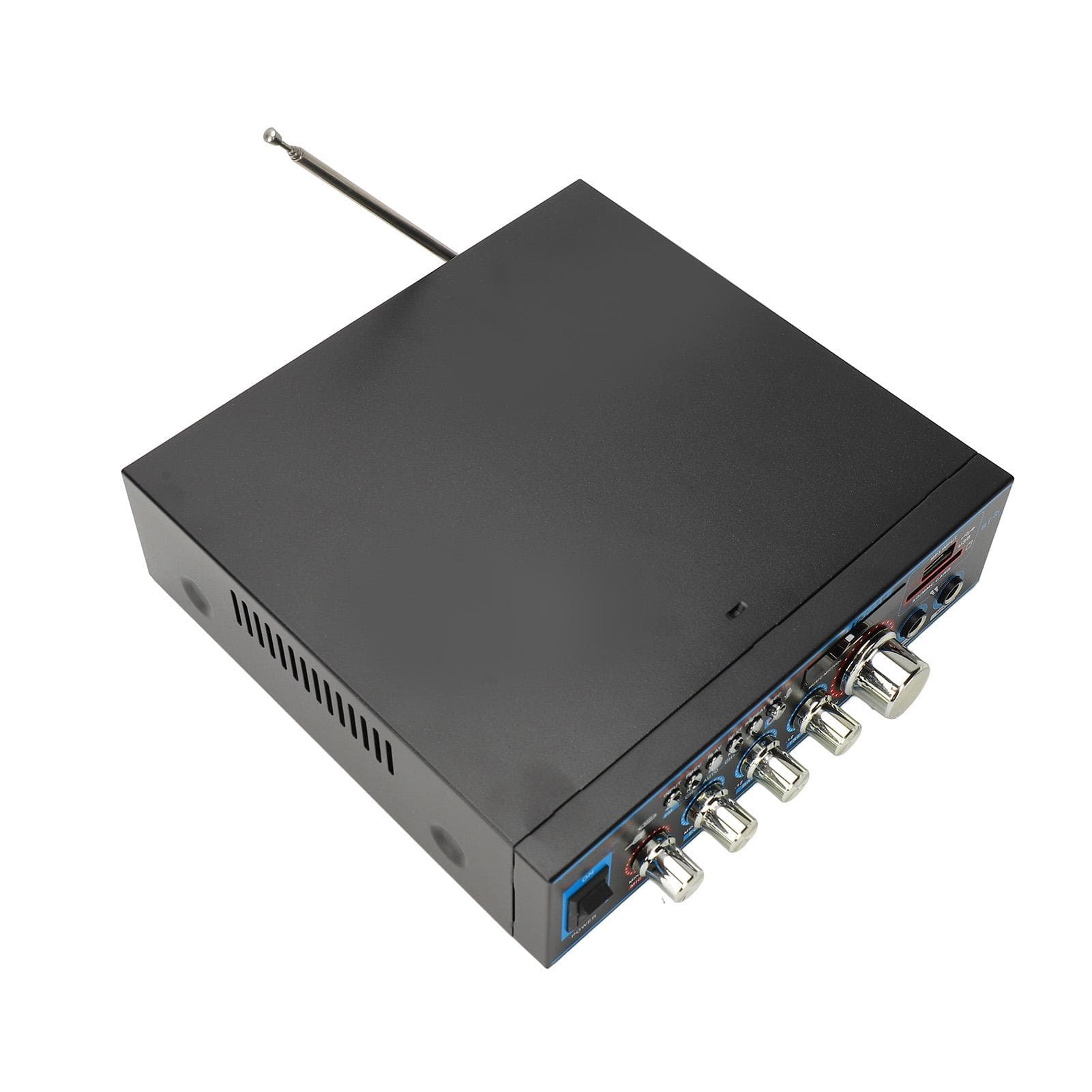 Bluetooth 5.0 Power Amplifier Upgraded 20Hz to 20KHz HiFi Stereo Amp with Recording for Home Car