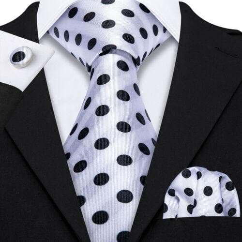 198 Colors Mens Silk Tie Black Blue Red Necktie Hanky Cufflinks Wedding 3PCS Set N-1057
