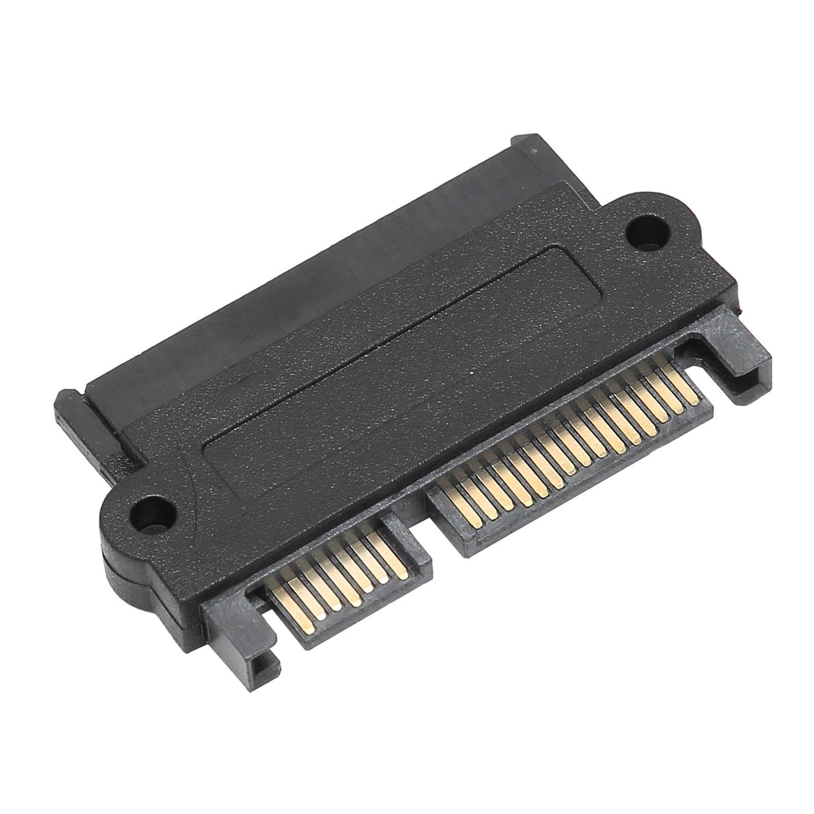 Adapter SAS to SATA Port Hard Drive to Mainboard 15PIN Converter SFF8482 Black Plastic