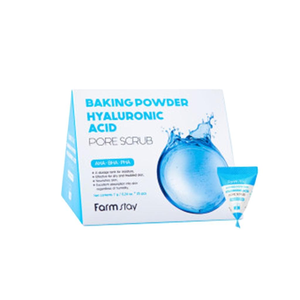 FARM STAY Baking Powder Hyaluronic Acid Pore Scrub (3 Options) 1pcs