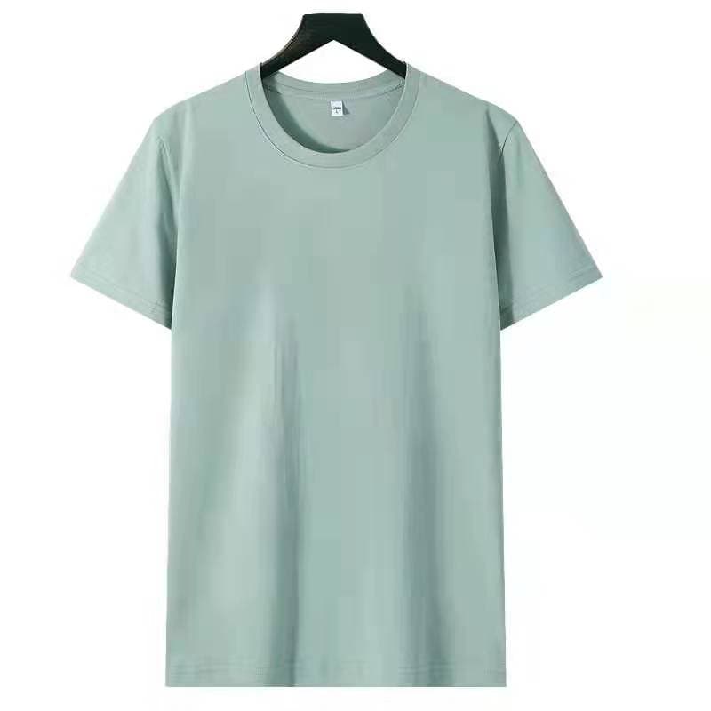 ZIRUNKING 2021 Summer New 100% Cotton White Solid T Shirt Unisex Causal O-neck Basic T-shirt Male/Female High Quality Classical Tops HUIPA1 XL