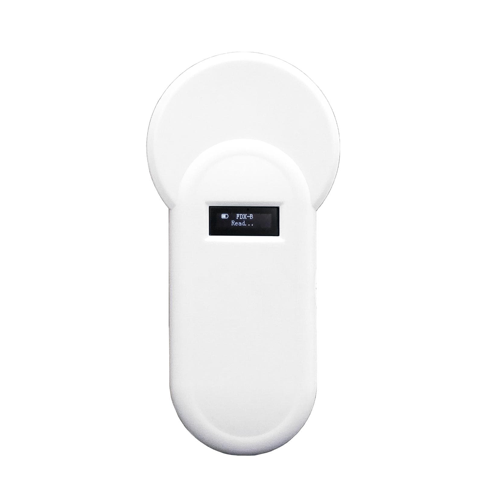 H01-T 134.2KHz Handheld Portable Animal Chip Reader 134.2KHz Animal Tags Reader OLED Display FDX-B white