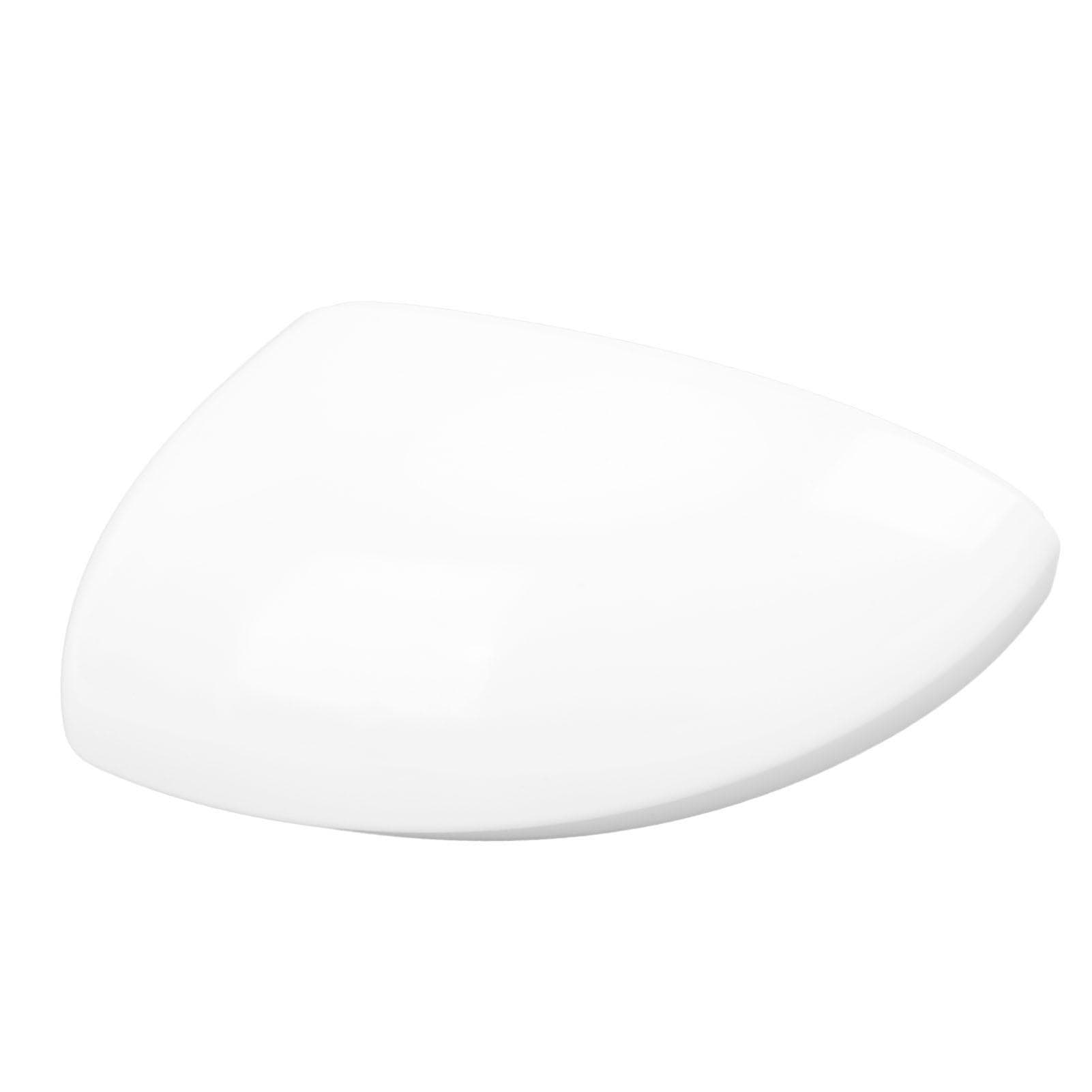 Door Mirror Cover Unpainted White Rearview Side Mirror Cap Wing Mirror Housing Replacement for