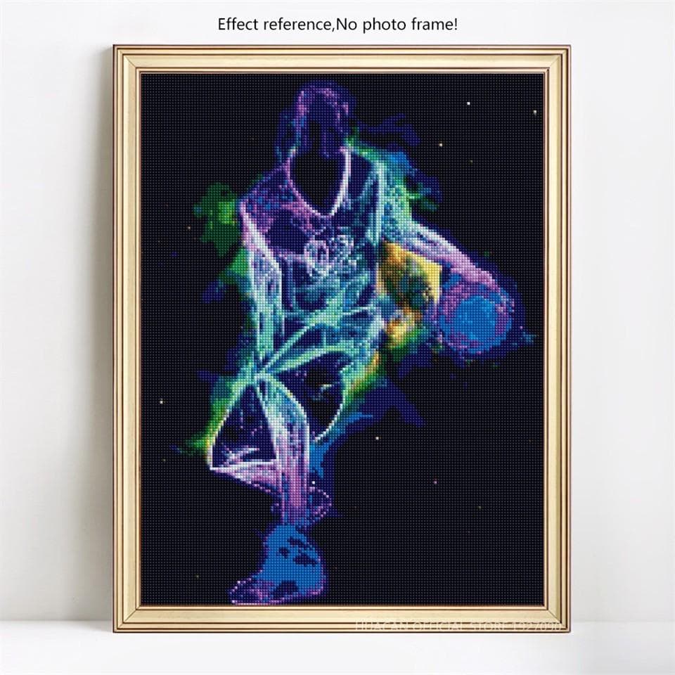 Diamond Painting Silhouette Rhinestone Mosaic Diamond Embroidery 20X30CM