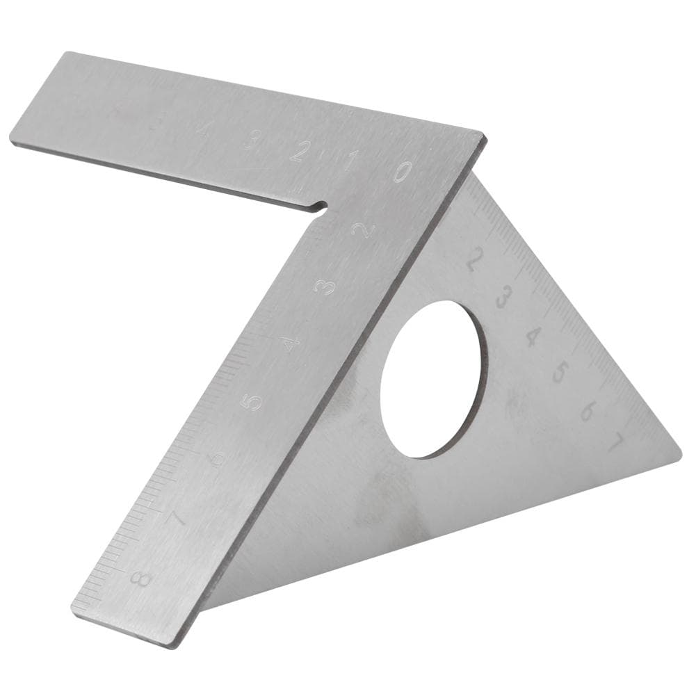 Stainless Steel Woodworking Right Angle Gauge 9045 Degrees Carpenter Measuring Ruler