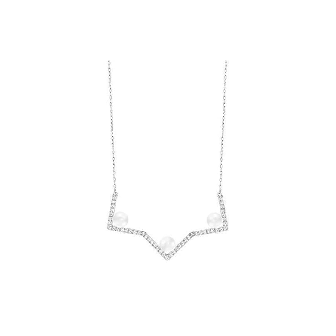 Swarovski Edify White Gold Plated Pearl Jewelry Women jewelry 5213362 White Gold-Plated,F