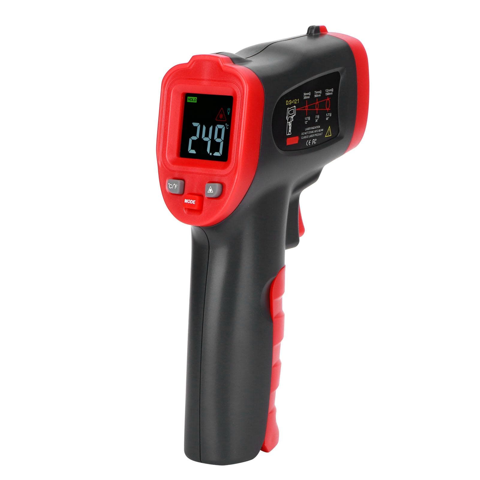 Infrared Thermometer Portable LCD Temperature Meter Gauge Measuring Tool 50600 celsius /581112 Fahrenheit