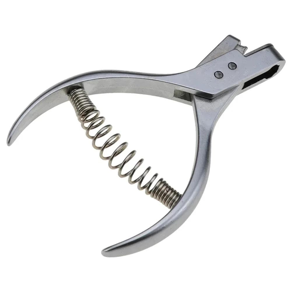 Hole Puncher Punching Pliers DIY Metal Steel Pattern Hole Notcher Sewing Pliers Notch Punch Tailor Designer Hand Tools silver