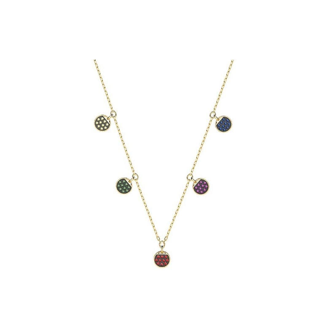 Swarovski Ginger Necklace Women necklace Gold 5392917 Box (Random Color)