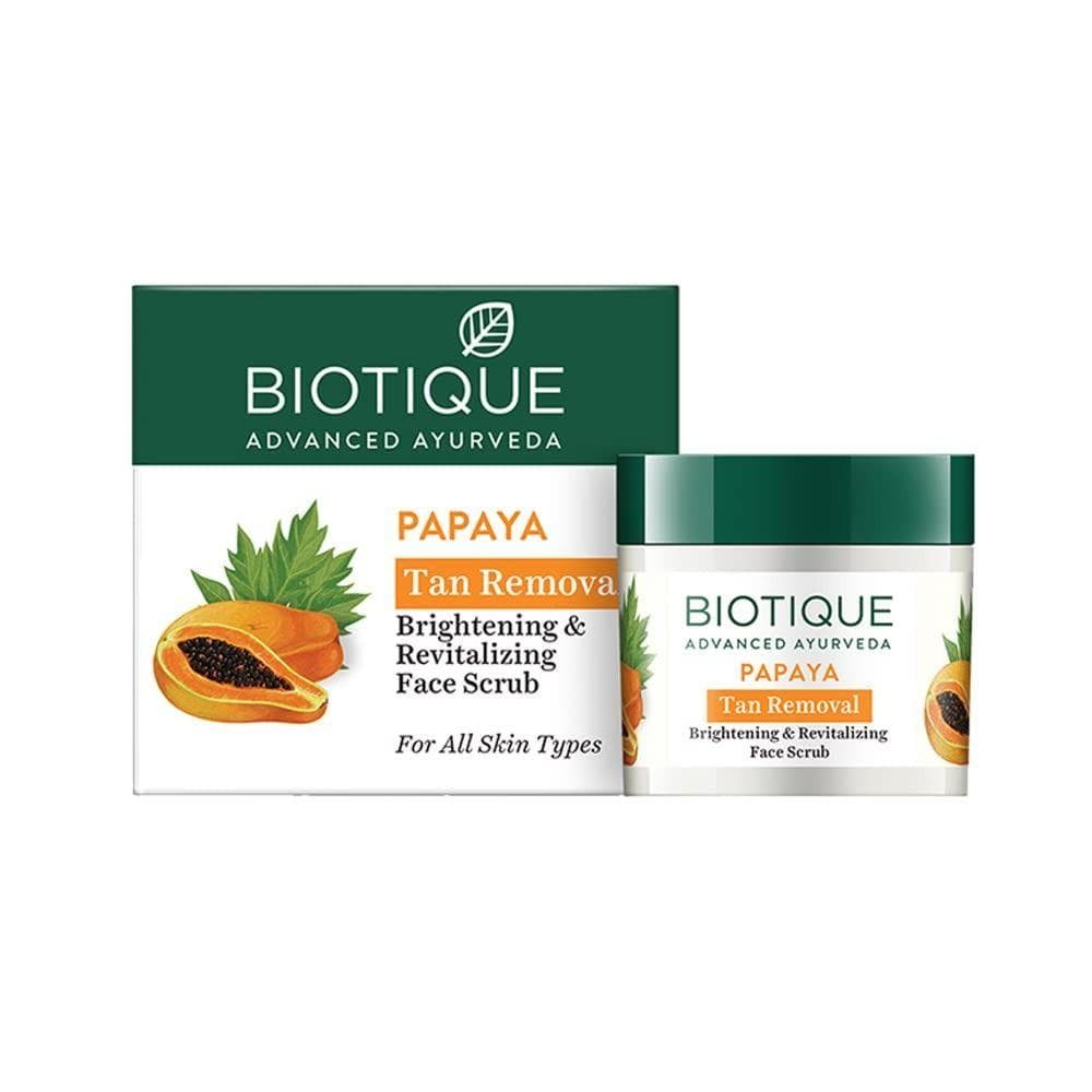 Facial Scrub with Papaya: cleansing and smoothing skin tone (75 g), Bio Papaya Scrub, Biotique 9.875